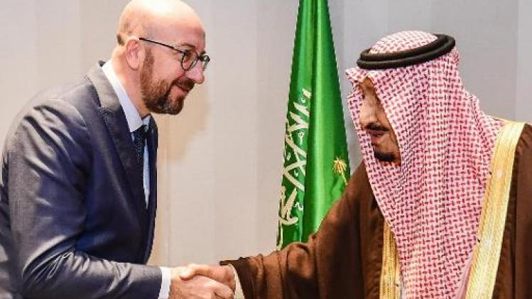 Michel pleit bij Saoedische koning Salman voor meer stabiliteit in Midden-Oosten